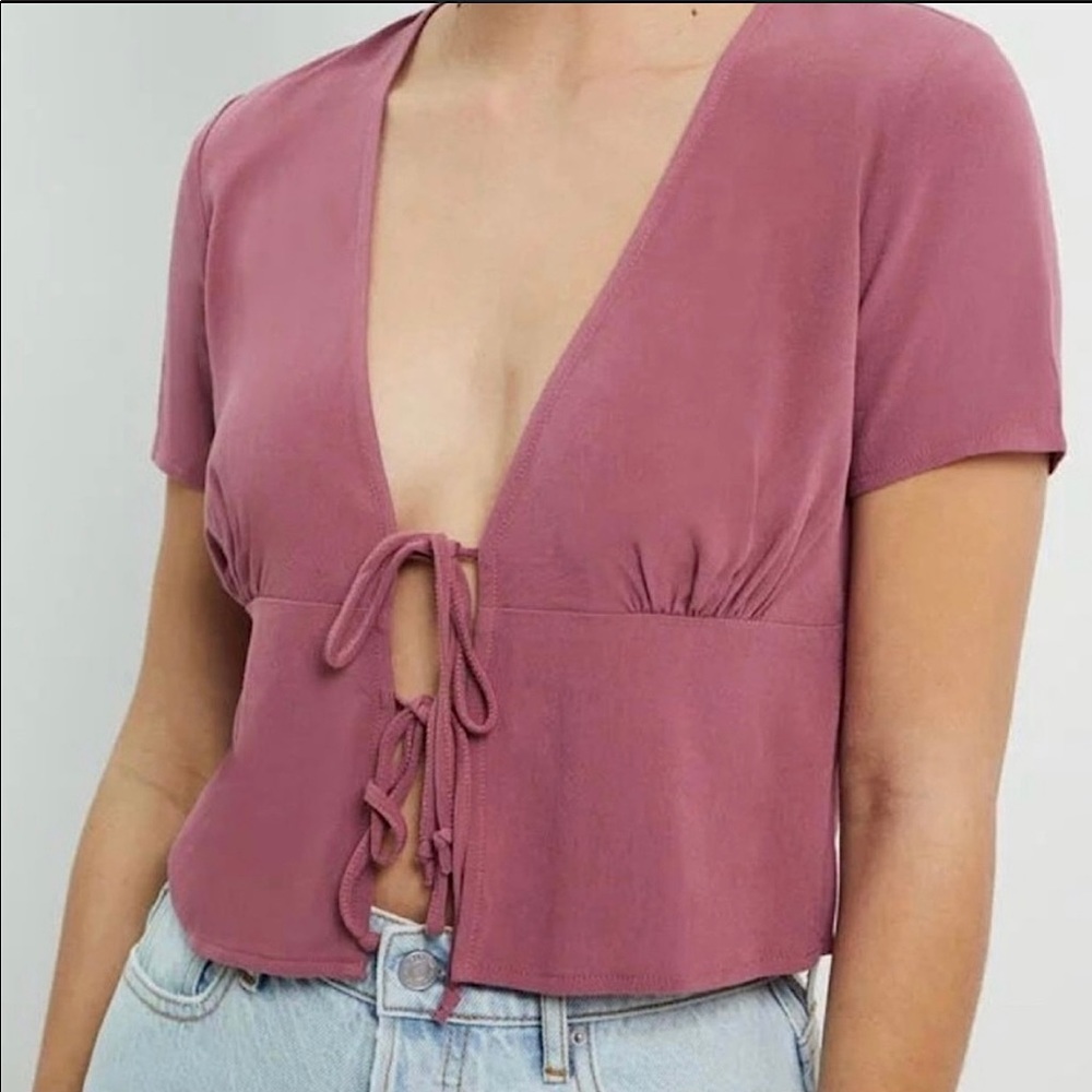 PacSun | Women's LA Hearts Double Tie Pink Top BRAND NEW